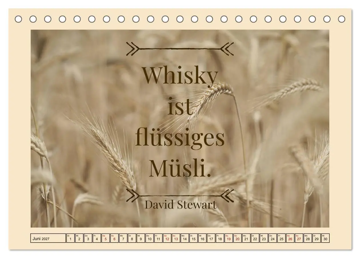 Bild: 9783569574342 | Whisky-Weisheiten (Tischkalender 2027 DIN A5 quer), CALVENDO...