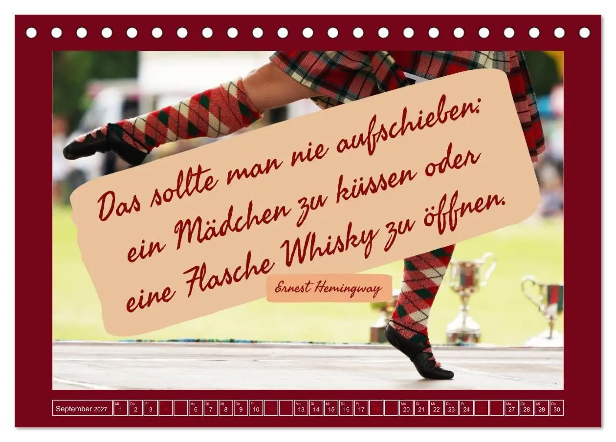 Bild: 9783569574342 | Whisky-Weisheiten (Tischkalender 2027 DIN A5 quer), CALVENDO...
