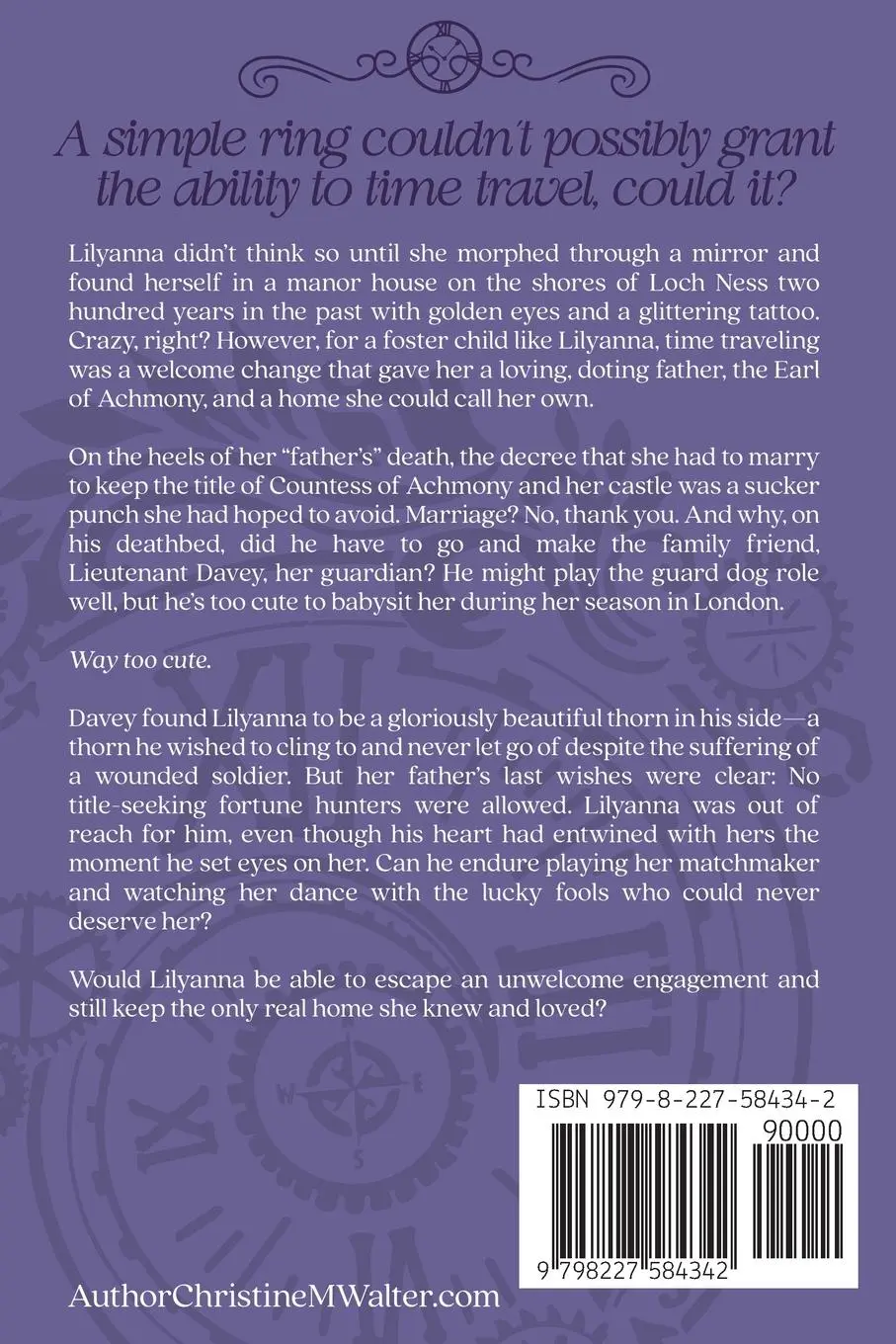 Rückseite: 9798227584342 | A Countess Through Time | Christine M. Walter | Taschenbuch | Englisch