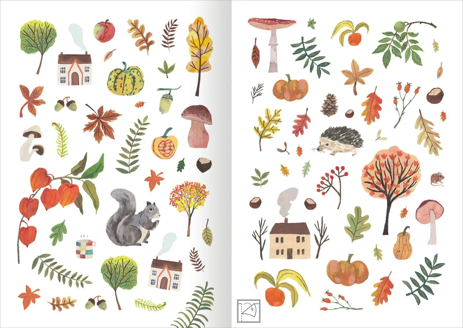 Bild: 4014489134442 | Stickerliebe - Natur | Über 300 handgemalte Sticker | Sofroniou | 2024