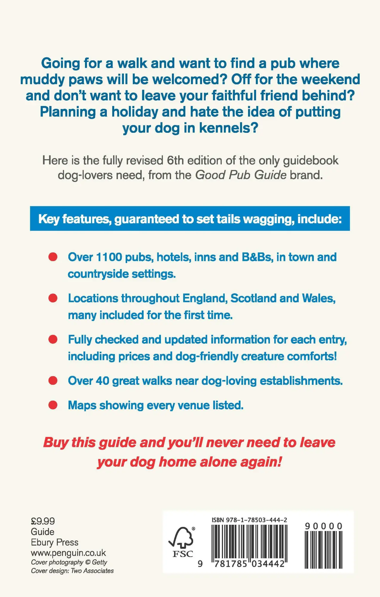 Rückseite: 9781785034442 | Good Guide to Dog Friendly Pubs, Hotels and B&amp;bs: 6th Edition | Buch