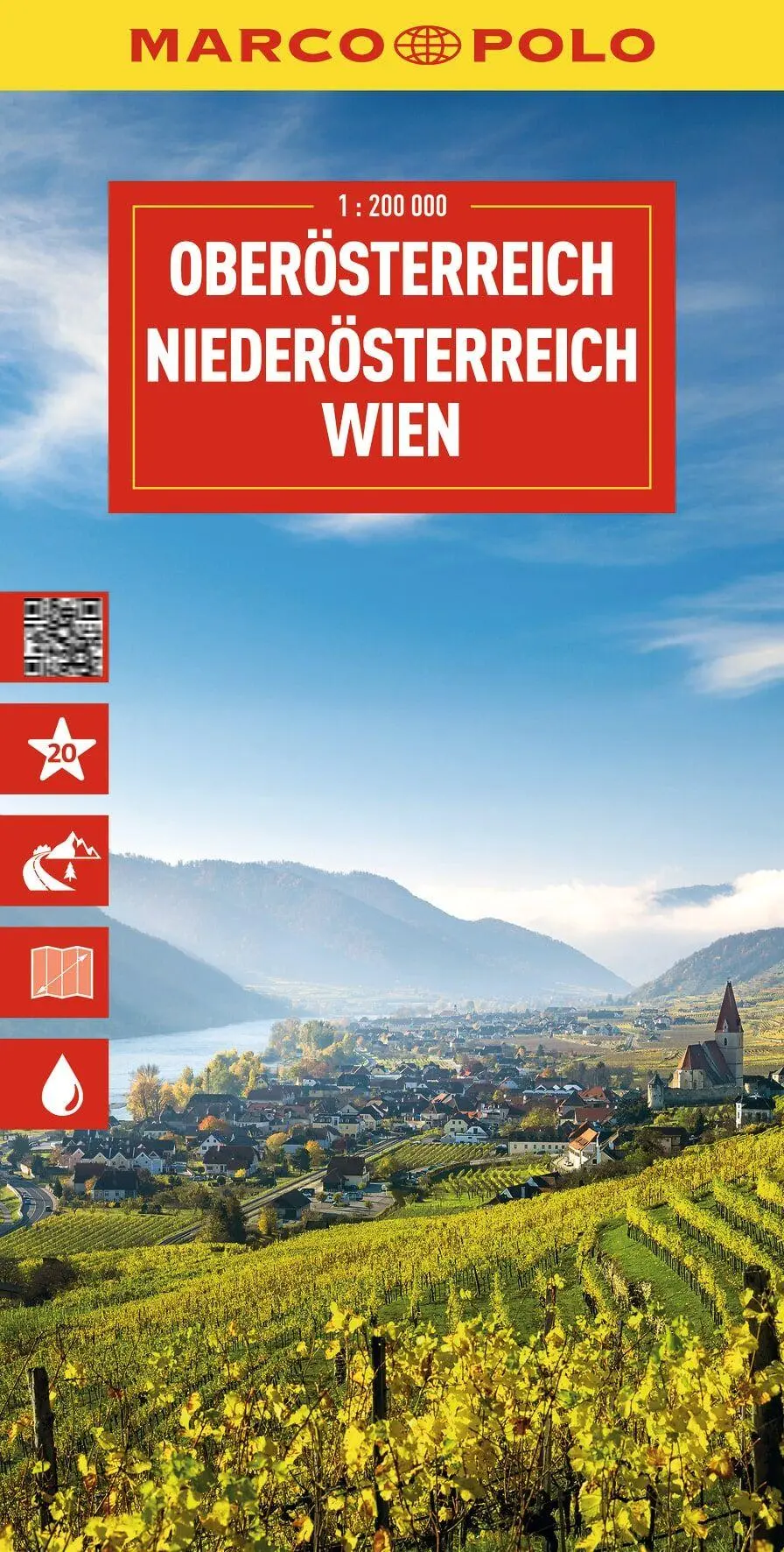 Cover: 9783575024442 | MARCO POLO Reisekarte Österreich 01 Oberösterreich,...