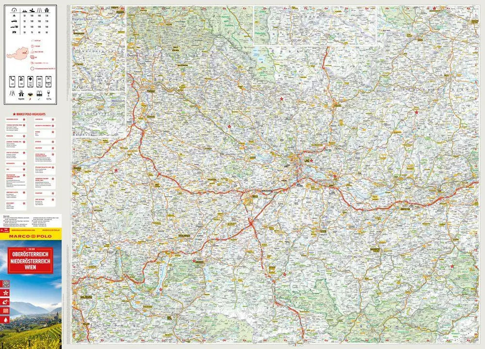 Bild: 9783575024442 | MARCO POLO Reisekarte Österreich 01 Oberösterreich,...