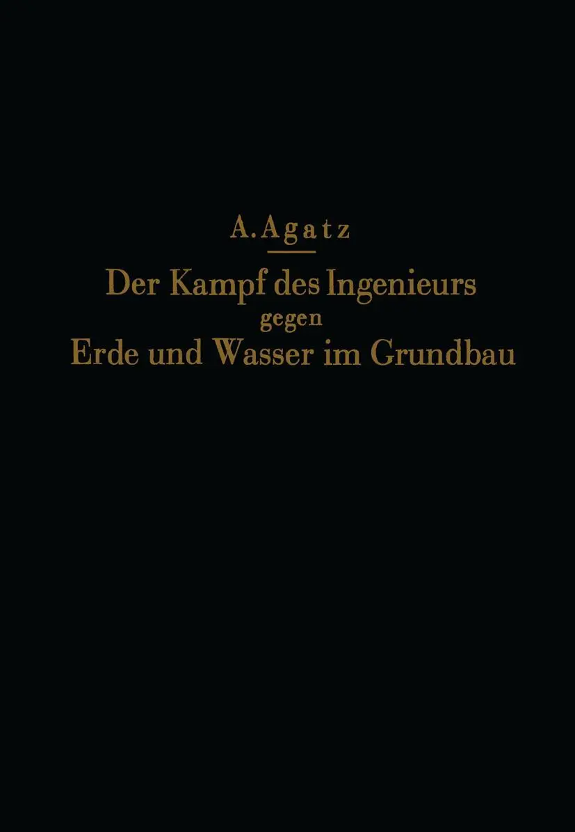 Cover: 9783642894442 | Der Kampf des Ingenieurs gegen Erde und Wasser im Grundbau | Buch