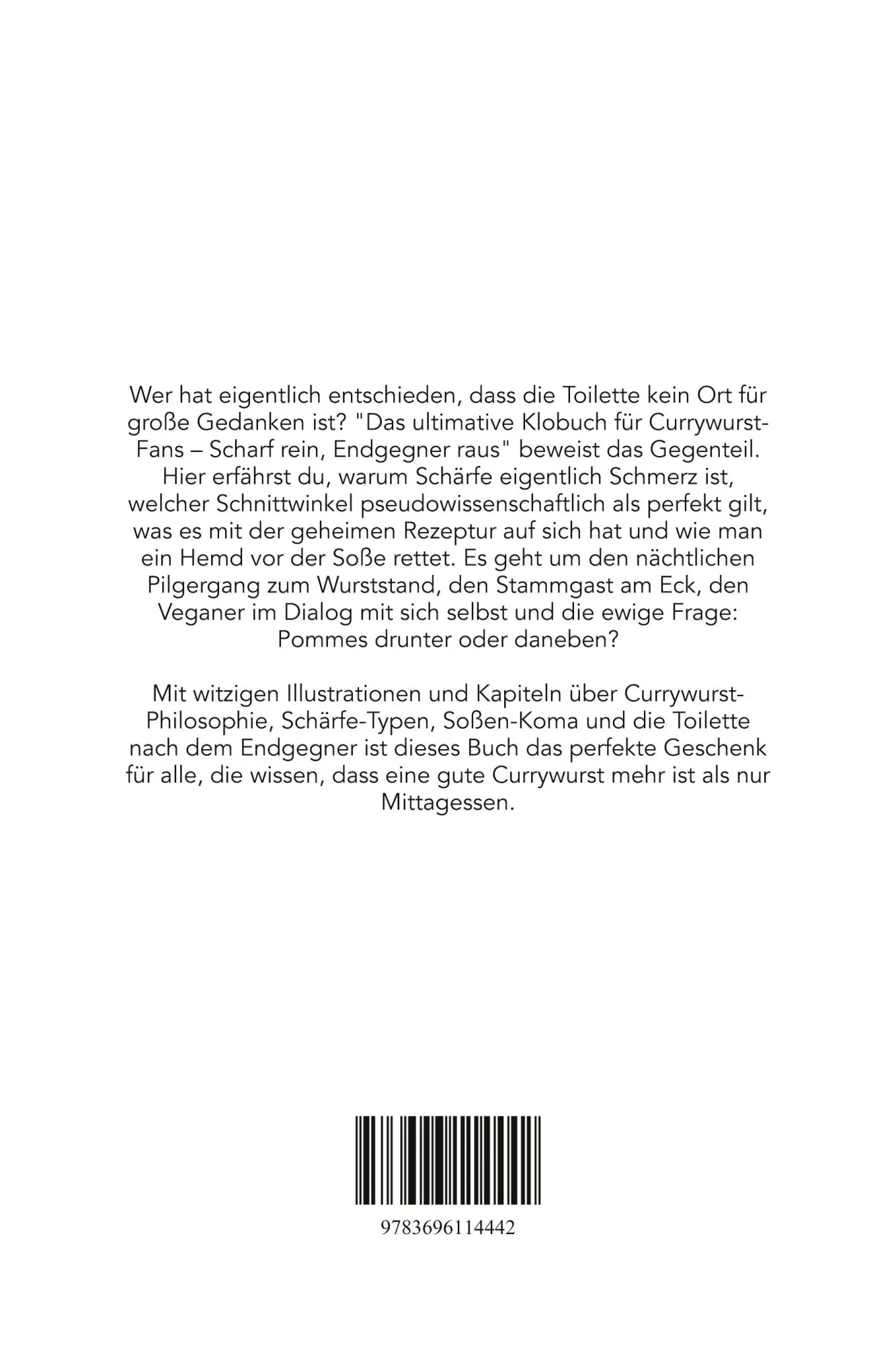 Rückseite: 9783696114442 | Das ultimative Klobuch für Currywurst-Fans | Jonah König | Taschenbuch