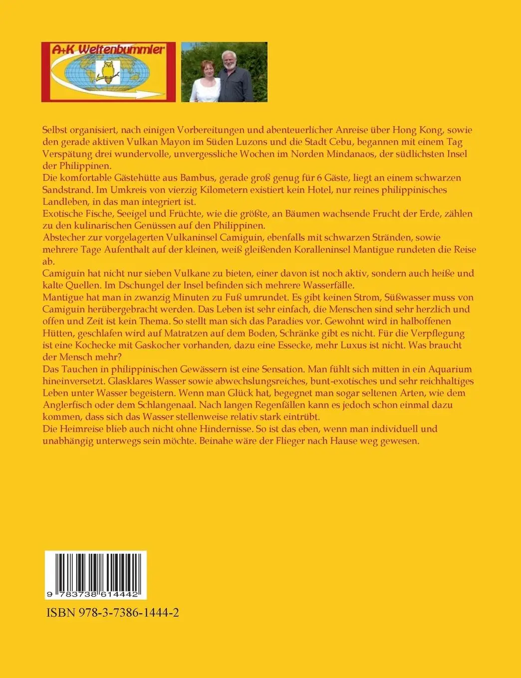 Rückseite: 9783738614442 | Philippinen | Im Norden Mindanao´s - Tauchen und Ausflüge | Buch
