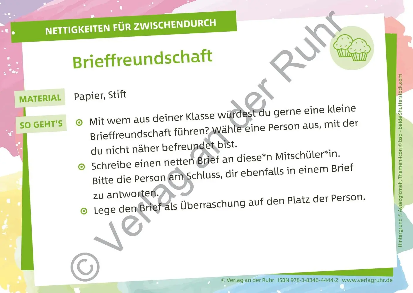 Bild: 9783834644442 | Die Positivity-Kartei für ein gutes Klassenklima | Ruhr | Box | 86 S.