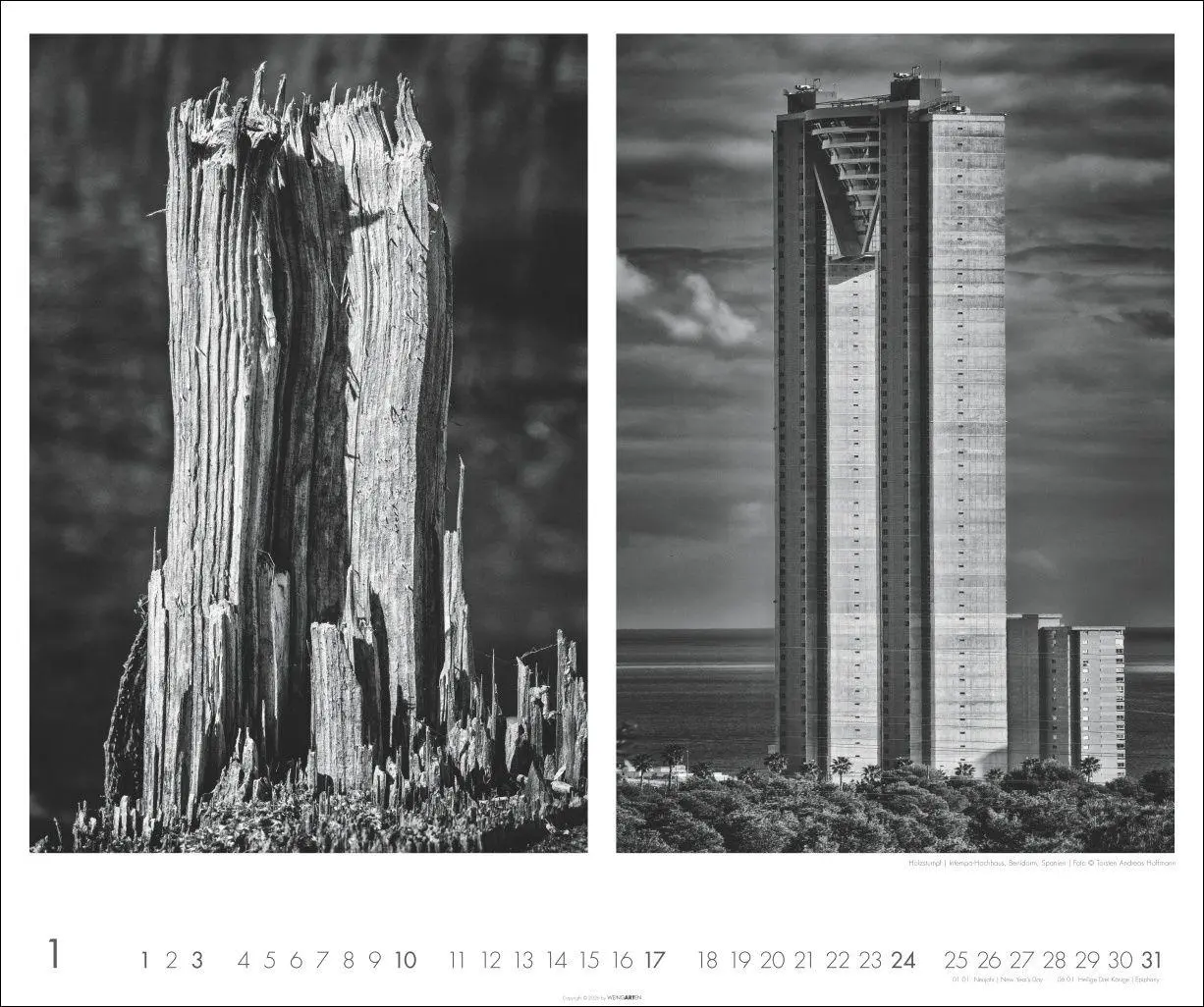Bild: 9783839904442 | Natur - Architektur Kalender 2027 | Torsten A. Hoffmann | Kalender