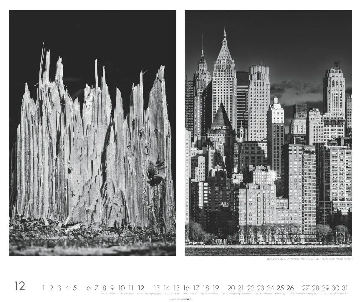 Bild: 9783839904442 | Natur - Architektur Kalender 2027 | Torsten A. Hoffmann | Kalender
