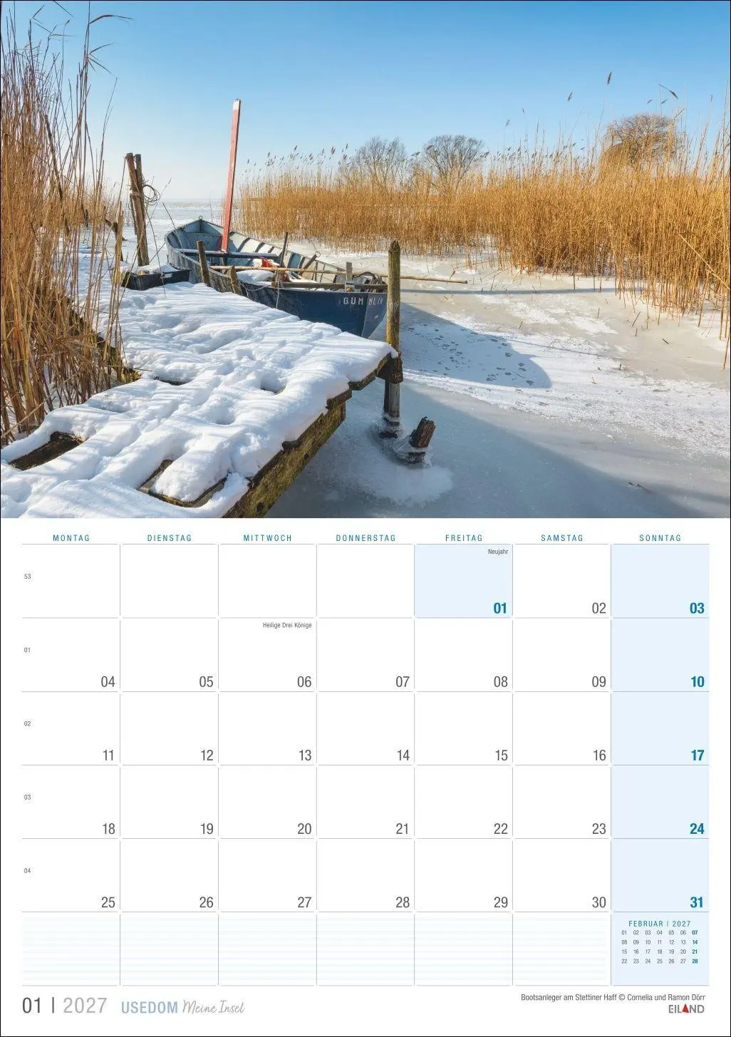 Bild: 9783964024442 | Usedom ...meine Insel Kalender 2027 | Eiland | Kalender | 13 S. | 2027