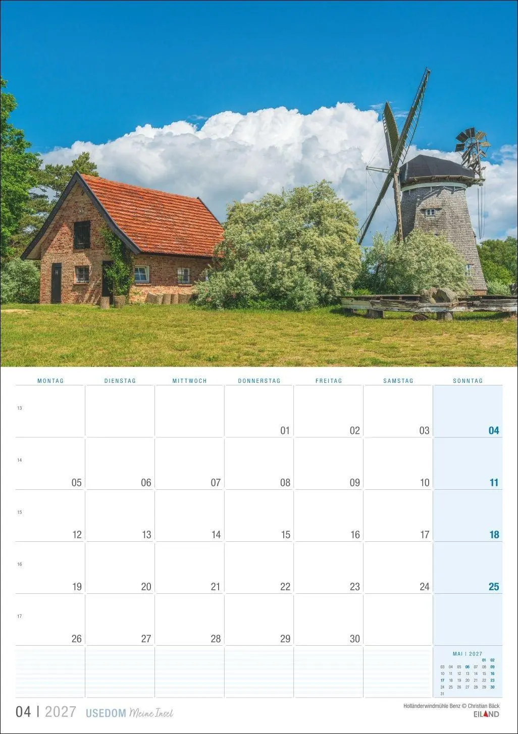 Bild: 9783964024442 | Usedom ...meine Insel Kalender 2027 | Eiland | Kalender | 13 S. | 2027