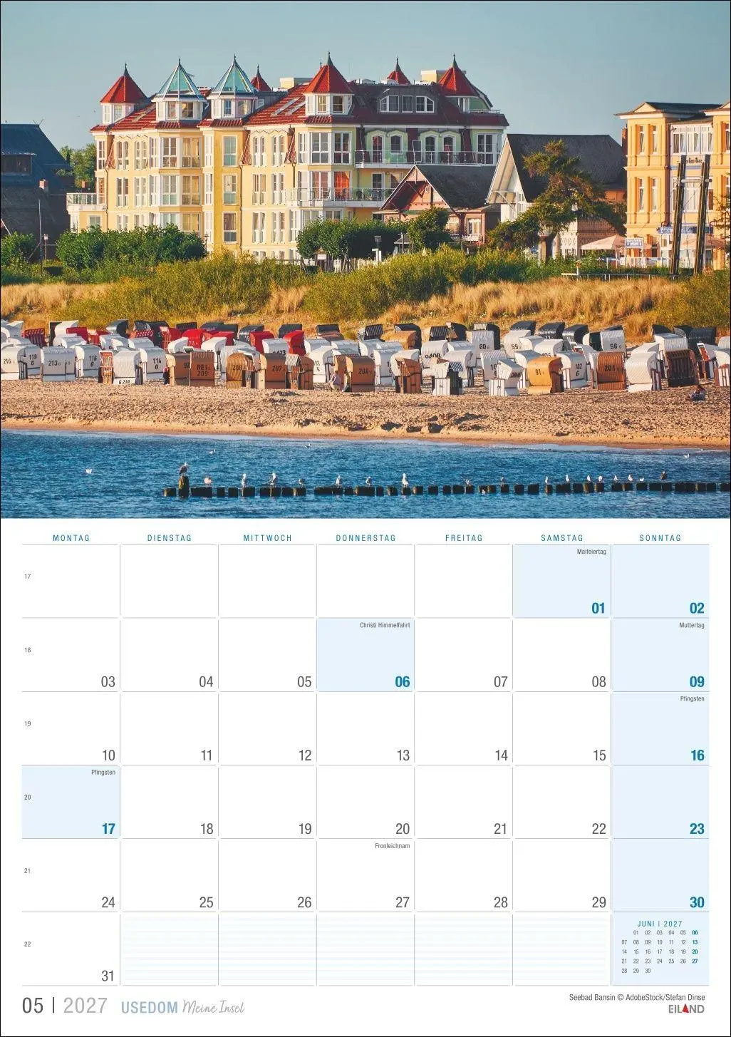 Bild: 9783964024442 | Usedom ...meine Insel Kalender 2027 | Eiland | Kalender | 13 S. | 2027