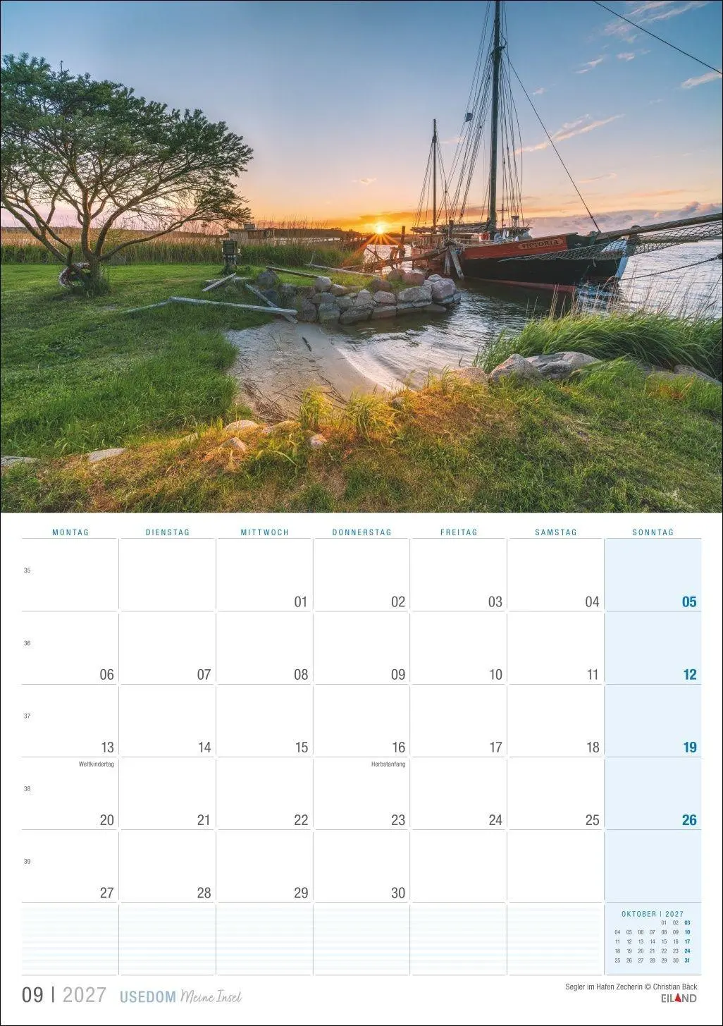 Bild: 9783964024442 | Usedom ...meine Insel Kalender 2027 | Eiland | Kalender | 13 S. | 2027