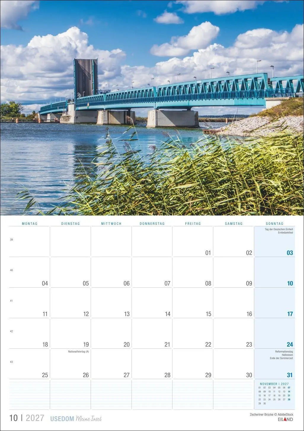 Bild: 9783964024442 | Usedom ...meine Insel Kalender 2027 | Eiland | Kalender | 13 S. | 2027