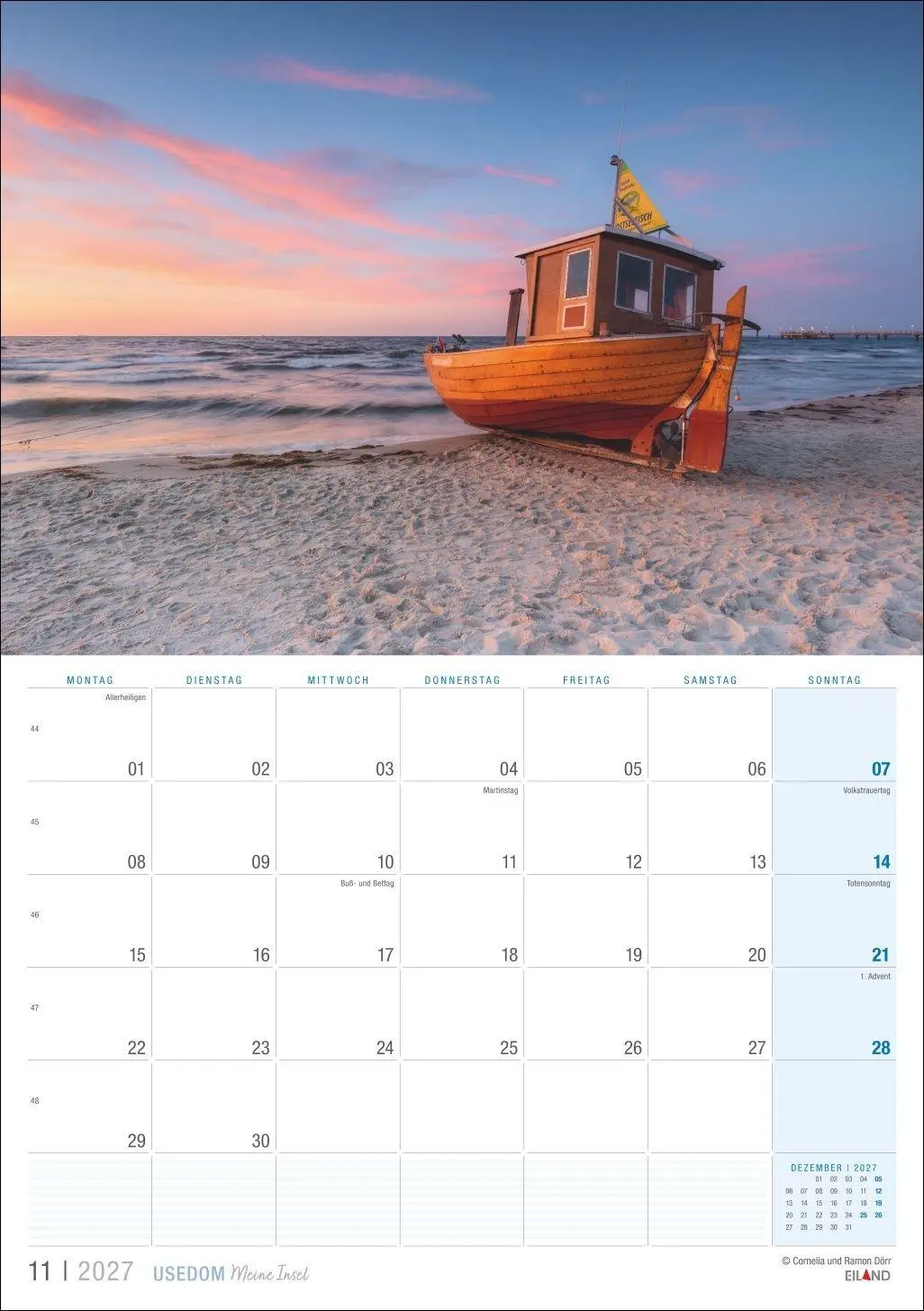 Bild: 9783964024442 | Usedom ...meine Insel Kalender 2027 | Eiland | Kalender | 13 S. | 2027