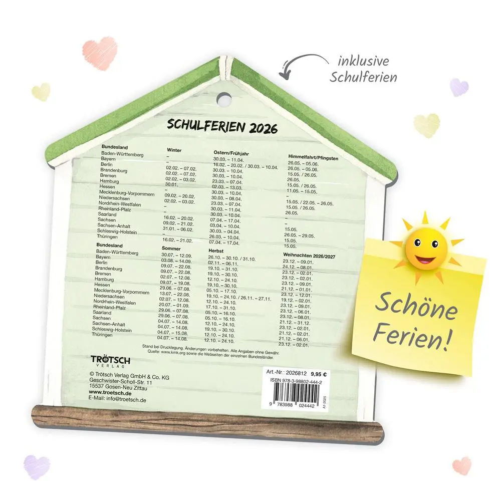 Bild: 9783988024442 | Trötsch Abreißkalender Heimatliebe 2026 | Trötsch Verlag GmbH &amp; Co. KG