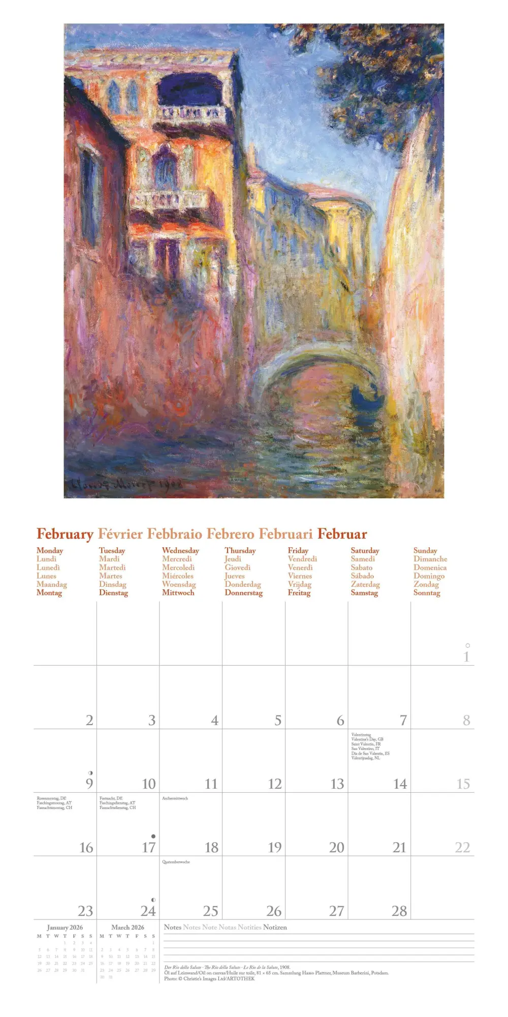 Bild: 4069095004542 | NEUMANNVERLAGE - Claude Monet 2026 Broschürenkalender, 30x30cm,...