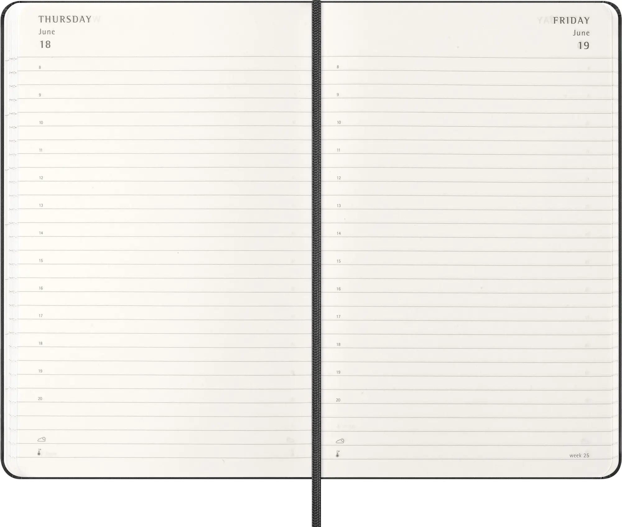 Bild: 8056999274542 | Moleskine 12 Monate Tageskalender 2026, Large/A5, 1 Tag = 1 Seite,...