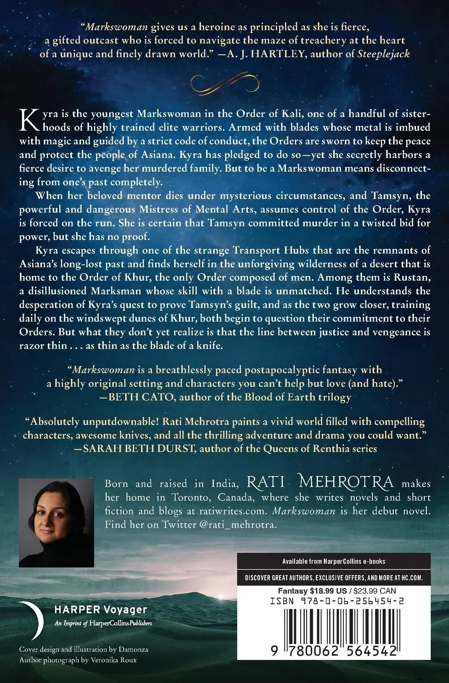 Rückseite: 9780062564542 | Markswoman | Rati Mehrotra | Taschenbuch | Englisch | 2020