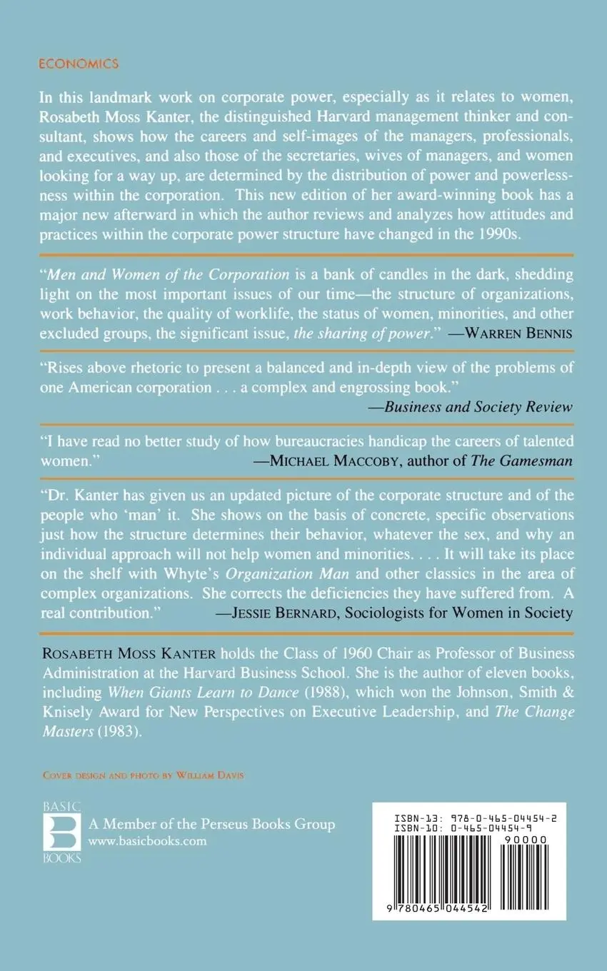 Rückseite: 9780465044542 | Men and Women of the Corporation | New Edition | Rosabeth Moss Kanter