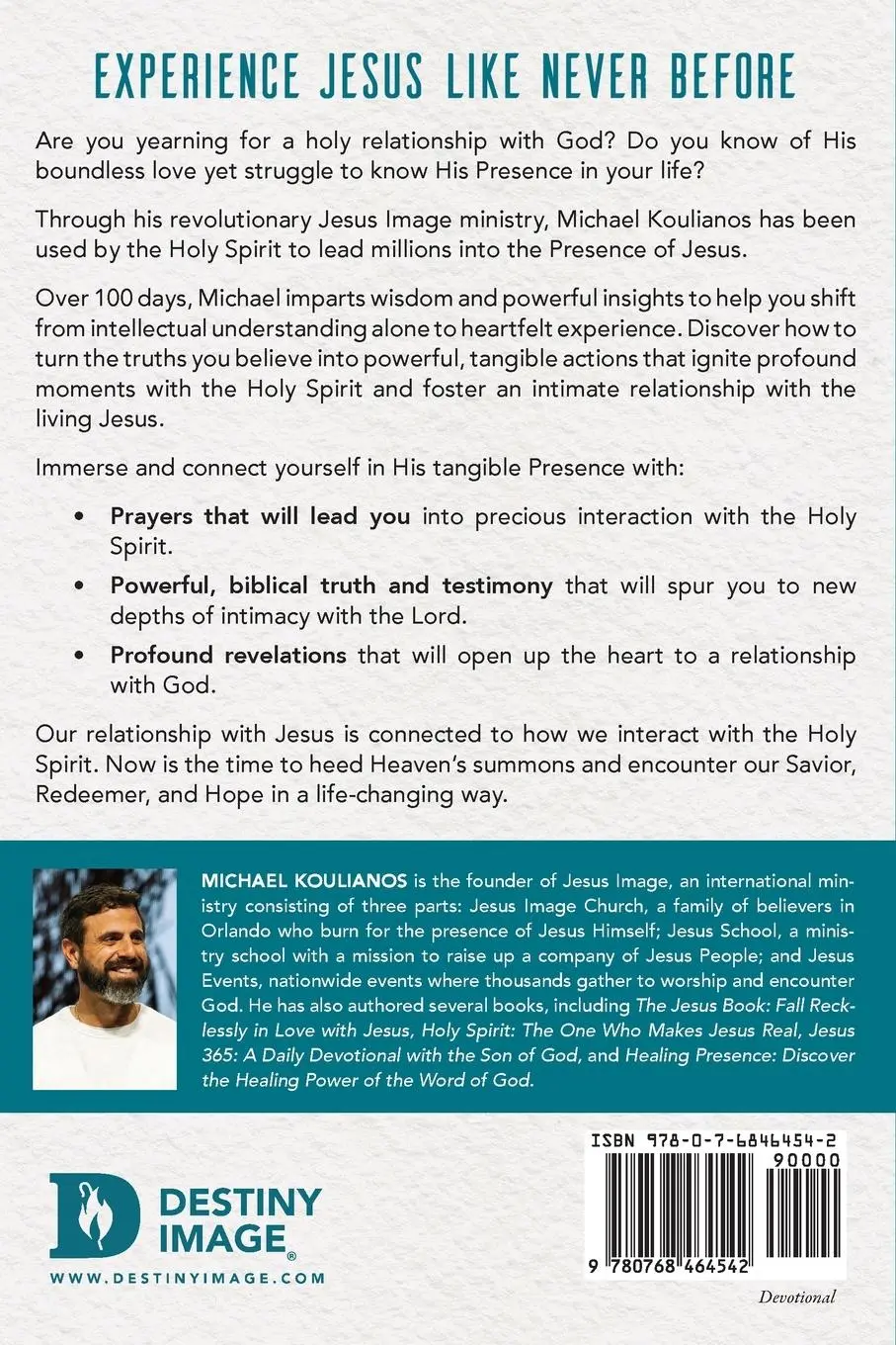 Rückseite: 9780768464542 | 100 Days with the Holy Spirit | Michael Koulianos | Taschenbuch | 2024