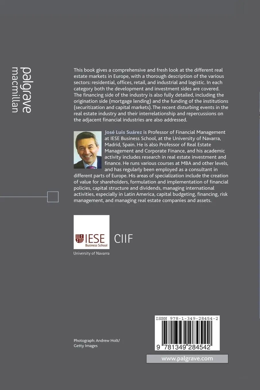 Rückseite: 9781349284542 | European Real Estate Markets | José Luis Suárez | Taschenbuch | xxii