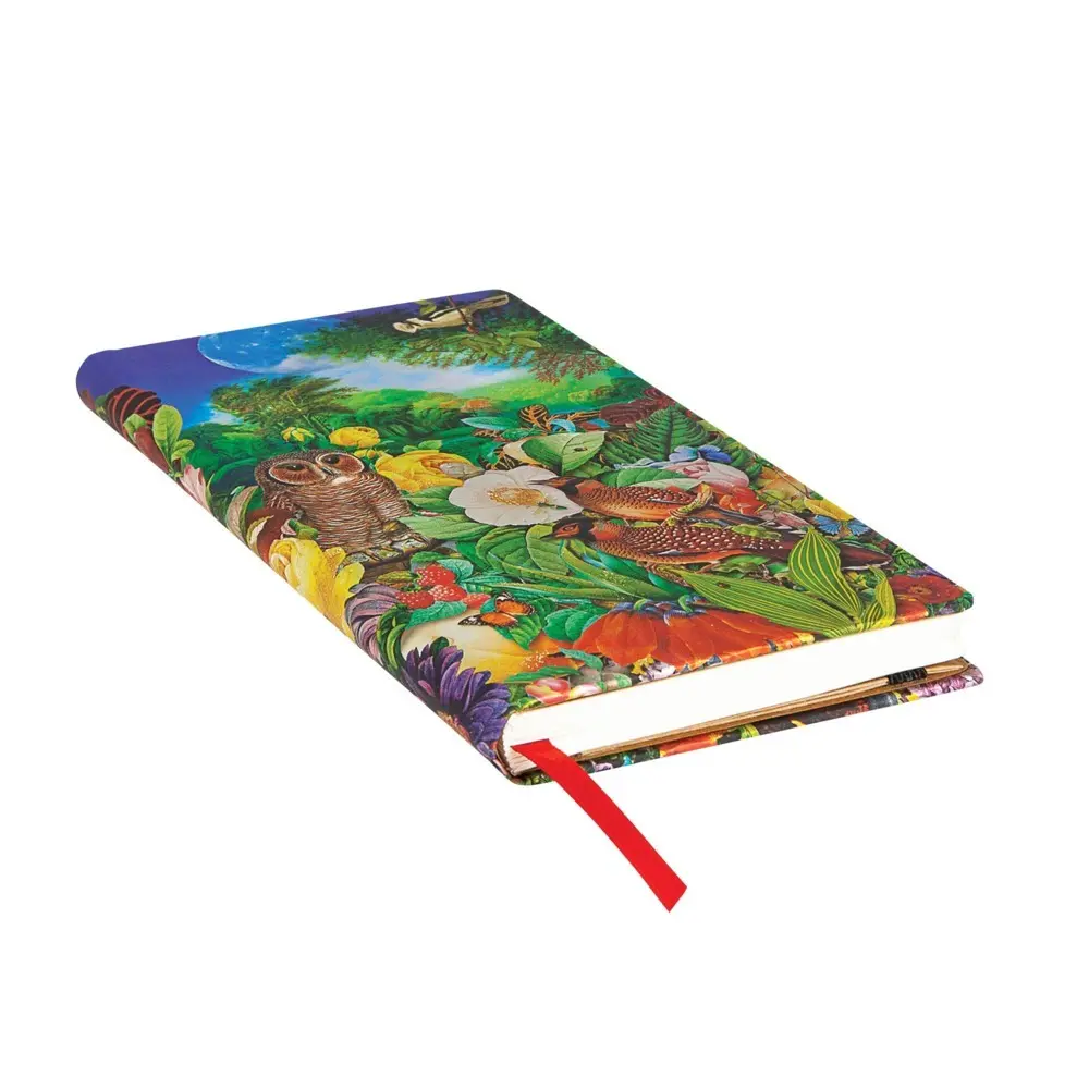 Bild: 9781439754542 | Notizbuch Garten im Mondschein Schlank Liniert | Buch | 2019