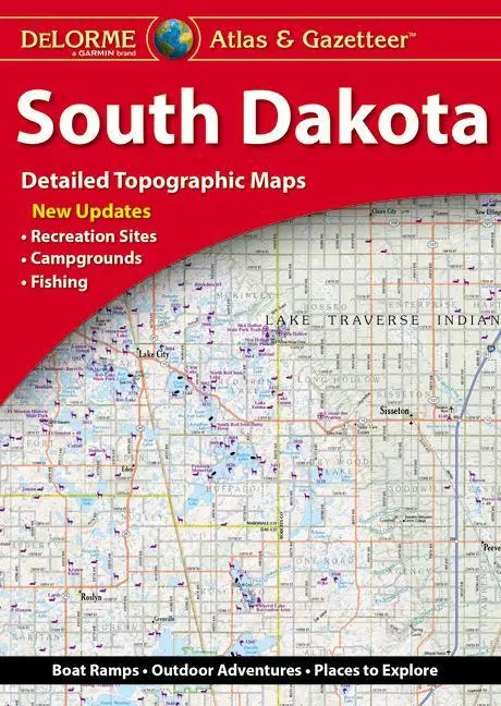 Cover: 9781946494542 | Delorme Atlas &amp; Gazetteer: South Dakota | Rand Mcnally | Taschenbuch