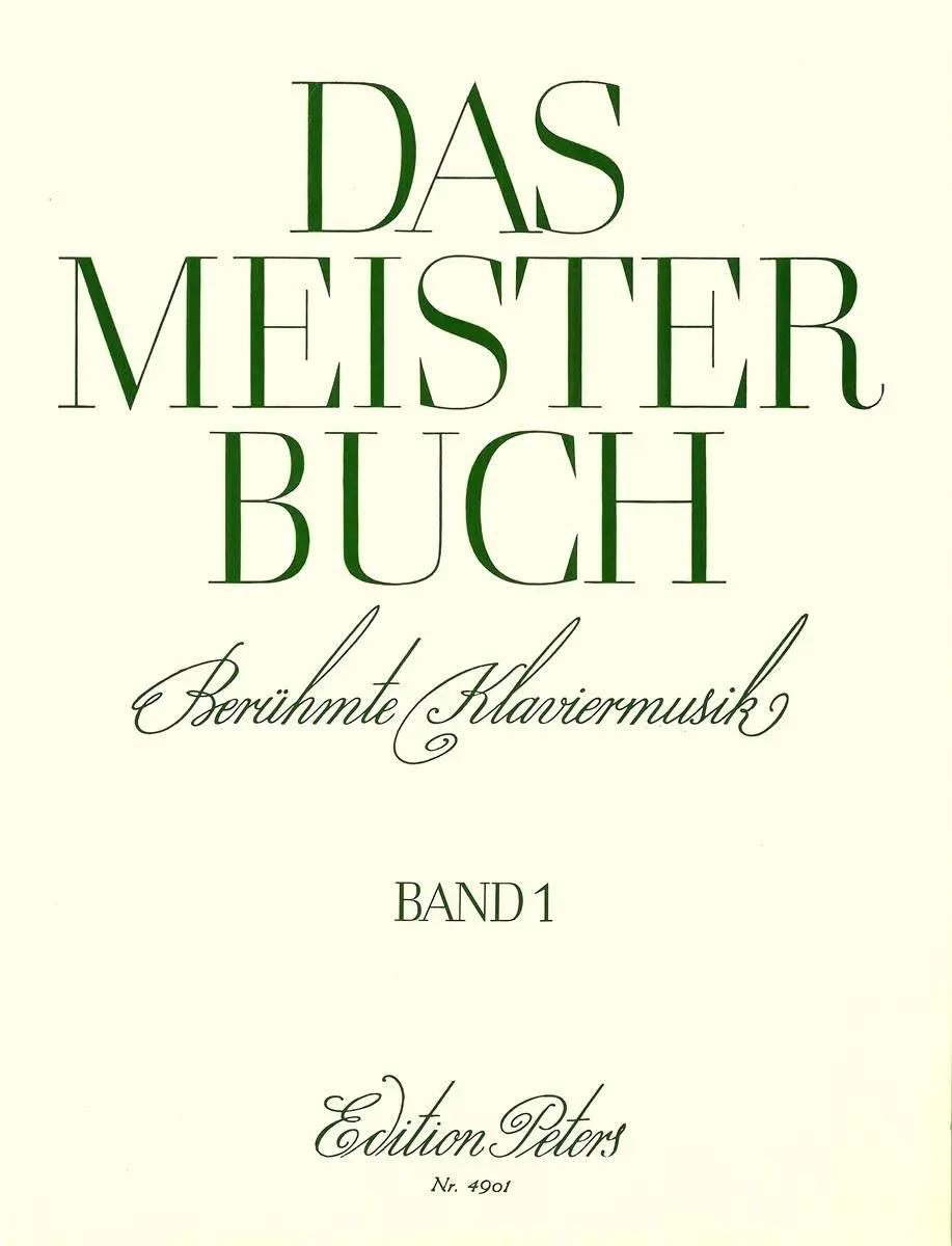 Cover: 9790014034542 | Das Meisterbuch, Band 1 | Ernst Haller | Taschenbuch | Edition Peters