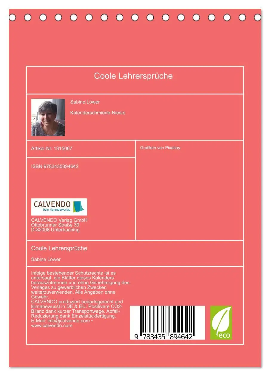 Bild: 9783435894642 | Coole Lehrersprüche (Tischkalender 2025 DIN A5 hoch), CALVENDO...