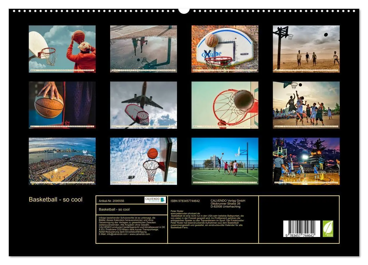 Bild: 9783457744642 | Basketball - so cool (hochwertiger Premium Wandkalender 2026 DIN A2...