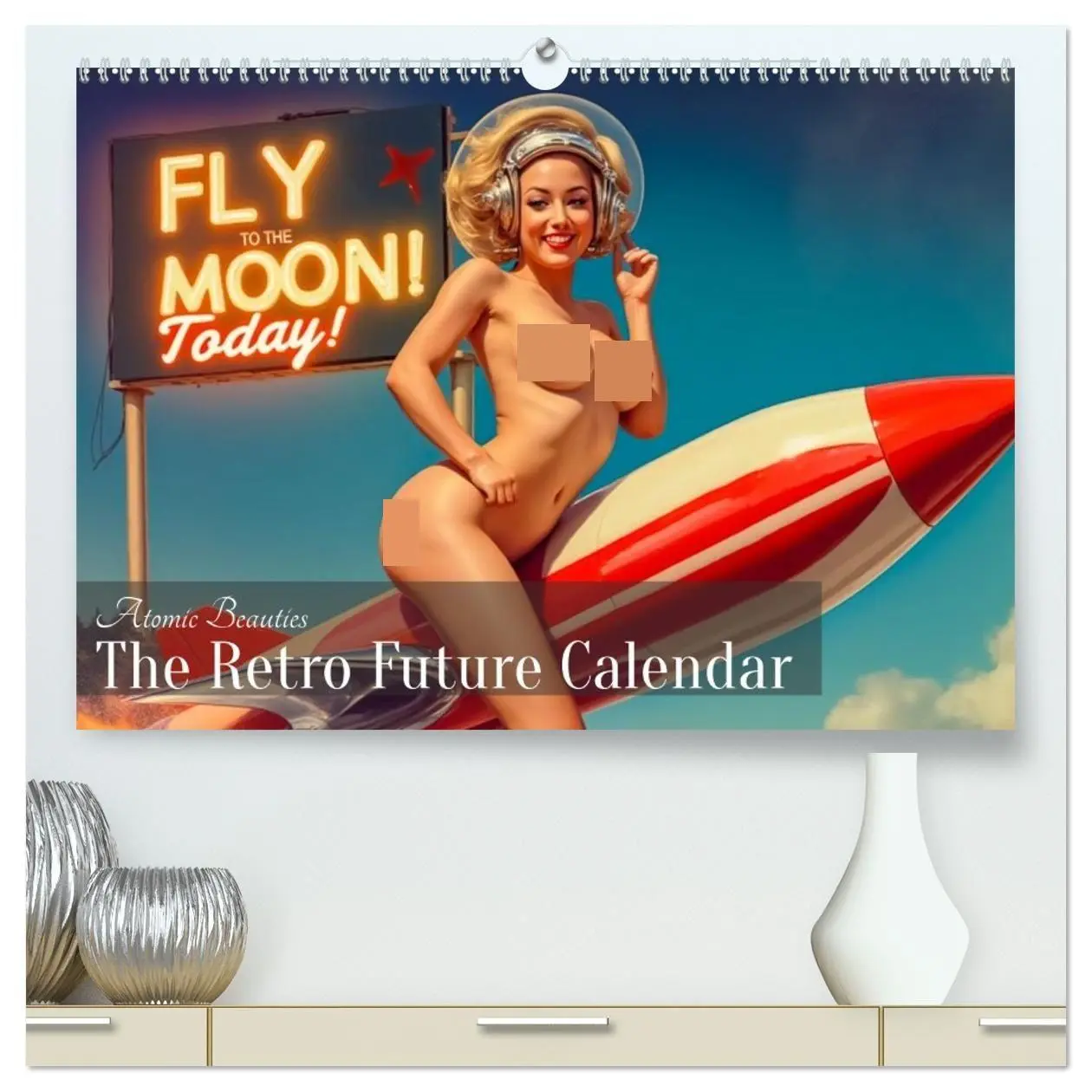 Cover: 9783516834642 | Atomic Beauties - The Retro Future Calendar (hochwertiger Premium...