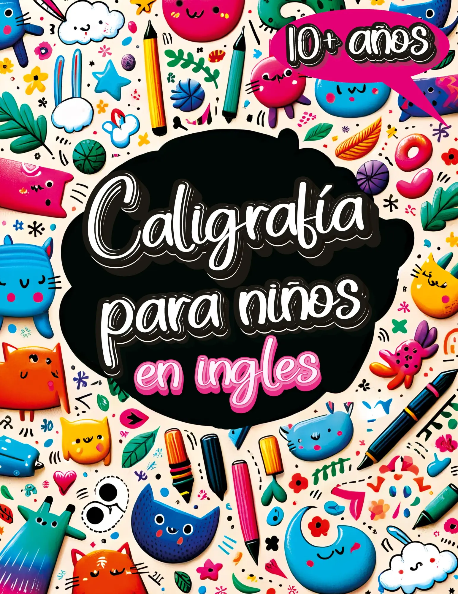 Cover: 9788396934642 | Caligrafía para Niños en Inglés de 10 Años | Childlike Mischievous