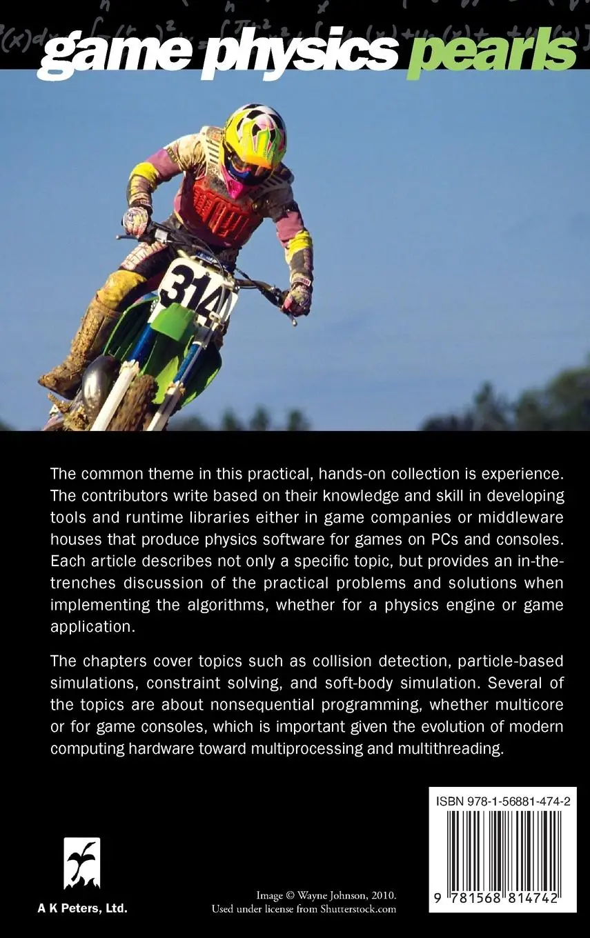 Rückseite: 9781568814742 | Game Physics Pearls | Gino Van Den Bergen (u. a.) | Buch | Englisch