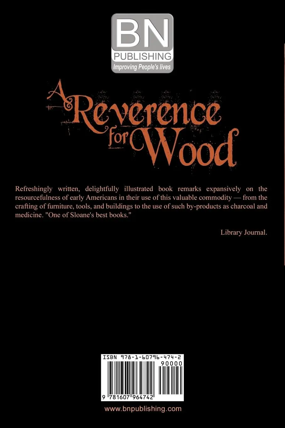 Rückseite: 9781607964742 | A Reverence for Wood | Eric Sloane | Taschenbuch | Englisch | 2012