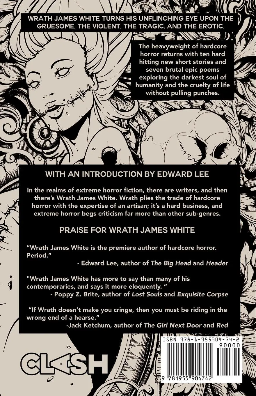 Rückseite: 9781955904742 | The Ecstasy of Agony | Wrath James White | Taschenbuch | Englisch