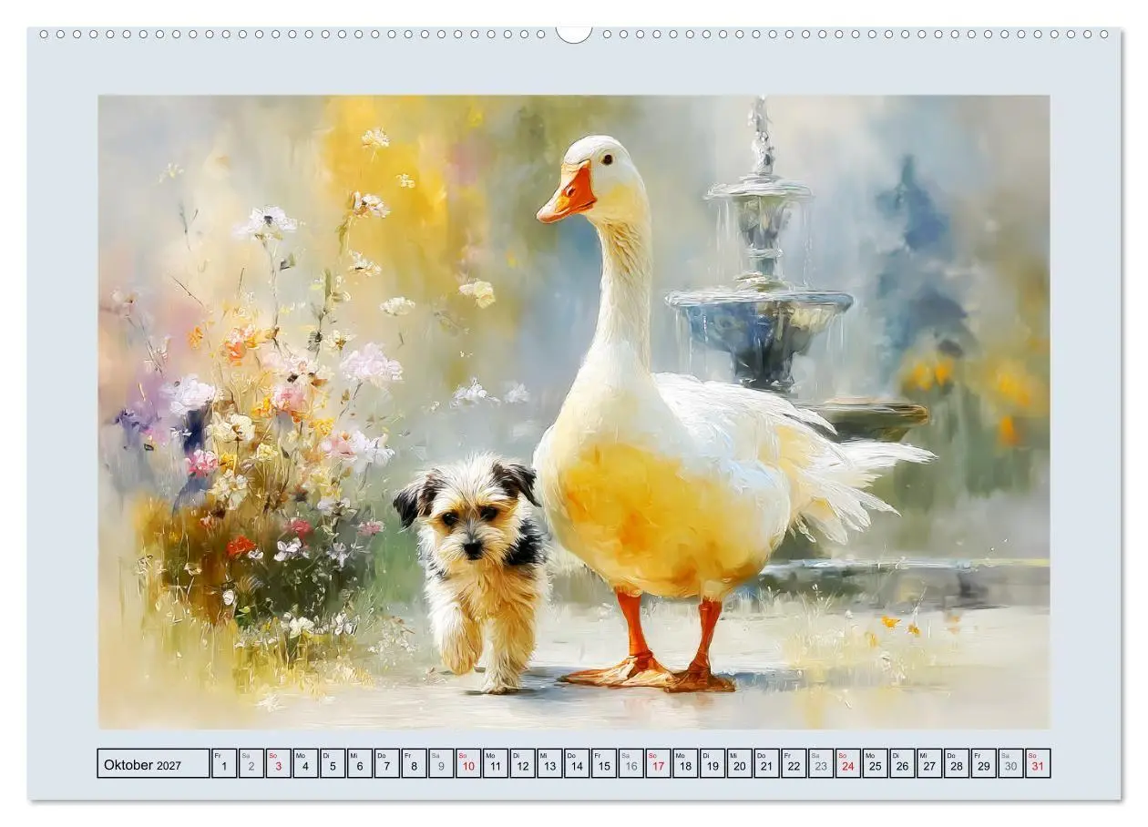 Bild: 9783516824742 | Gänse. Geselliges Schnattern in der Natur (Wandkalender 2027 DIN A2...