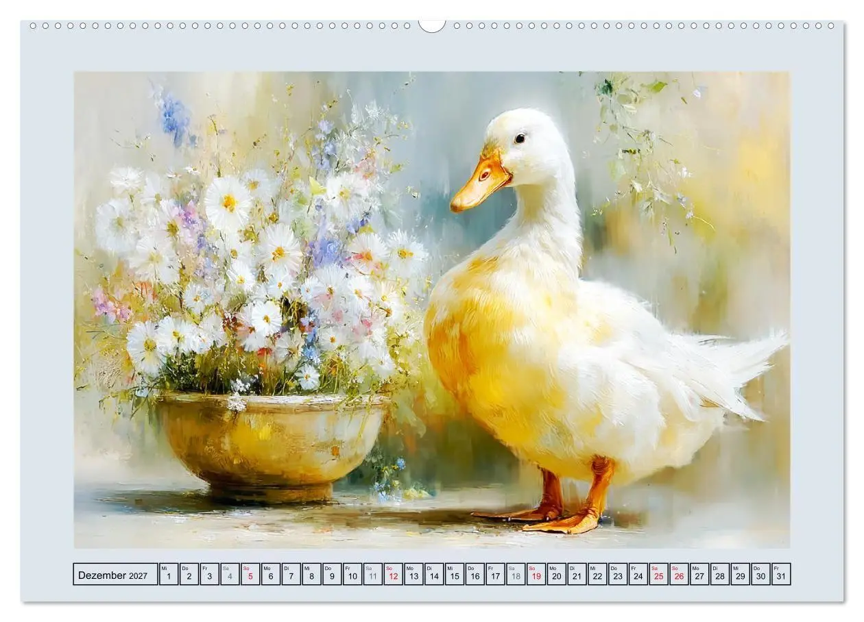 Bild: 9783516824742 | Gänse. Geselliges Schnattern in der Natur (Wandkalender 2027 DIN A2...