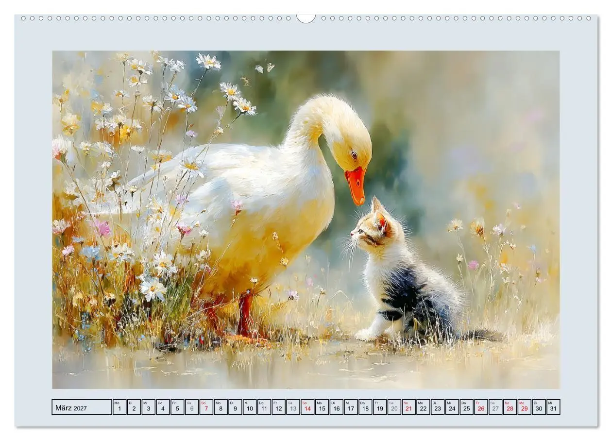 Bild: 9783516824742 | Gänse. Geselliges Schnattern in der Natur (Wandkalender 2027 DIN A2...