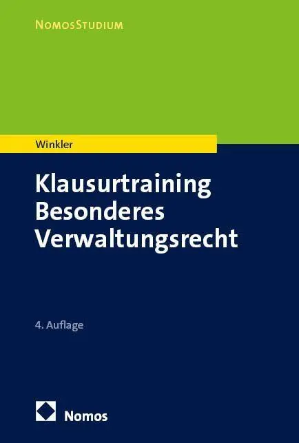 Cover: 9783756024742 | Klausurtraining Besonderes Verwaltungsrecht | Markus Winkler | Buch