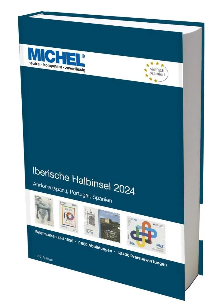 Cover: 9783954024742 | Iberische Halbinsel 2024 | Europa Teil 4 | MICHEL-Redaktion | Buch