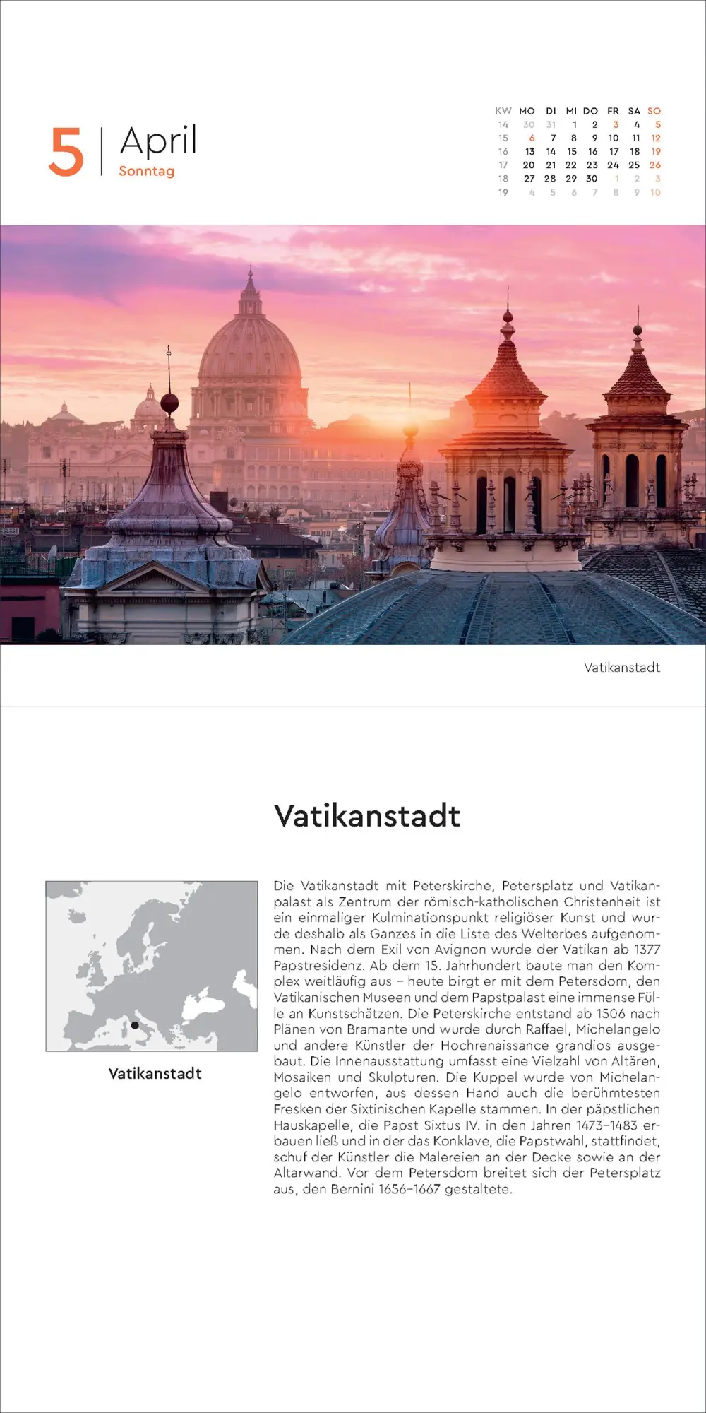 Bild: 9783965914742 | Schönes Europa - KUNTH 365-Tage-Abreißkalender 2026 | Kalender | 2026