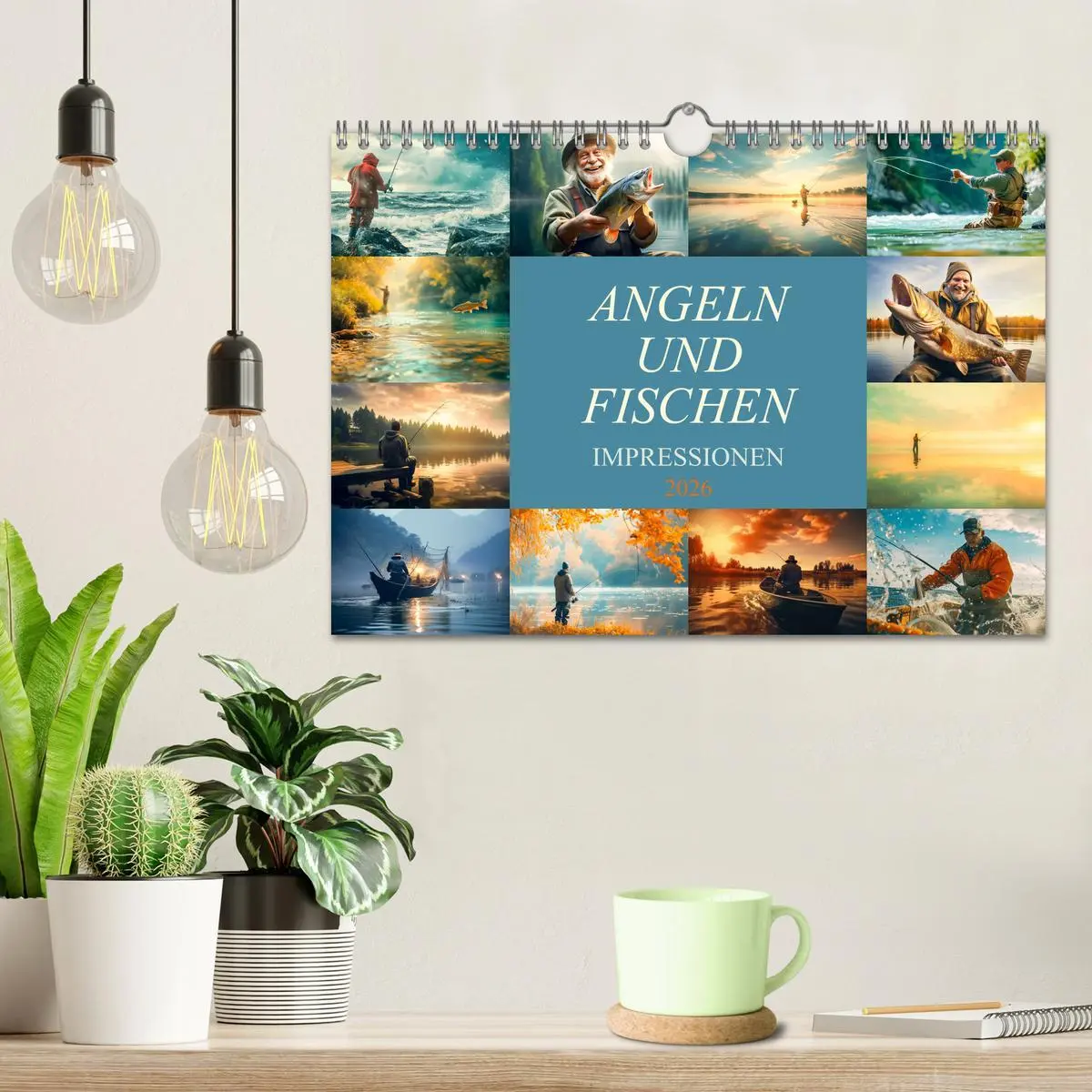 Bild: 9783457344842 | Angeln und Fischen Impressionen (Wandkalender 2026 DIN A4 quer),...