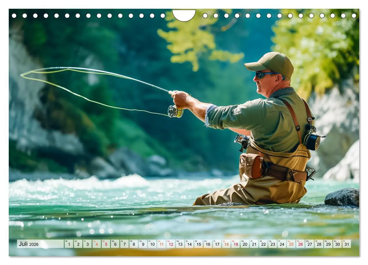 Bild: 9783457344842 | Angeln und Fischen Impressionen (Wandkalender 2026 DIN A4 quer),...