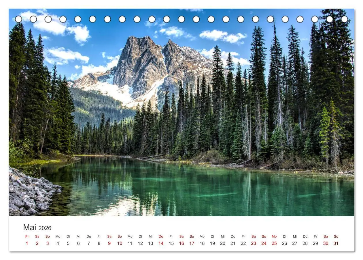Bild: 9783457414842 | British Columbia - Faszination Kanada (Tischkalender 2026 DIN A5...