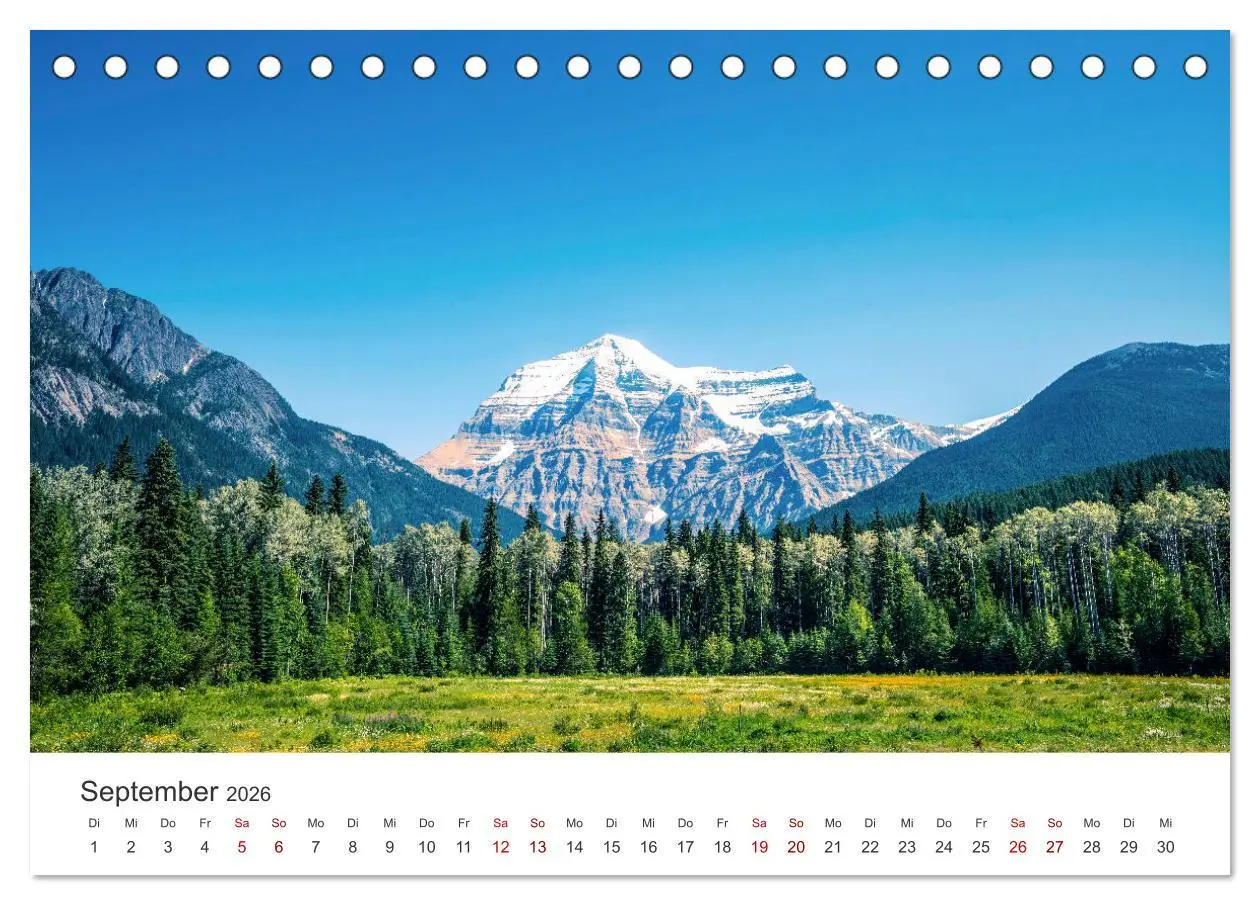 Bild: 9783457414842 | British Columbia - Faszination Kanada (Tischkalender 2026 DIN A5...