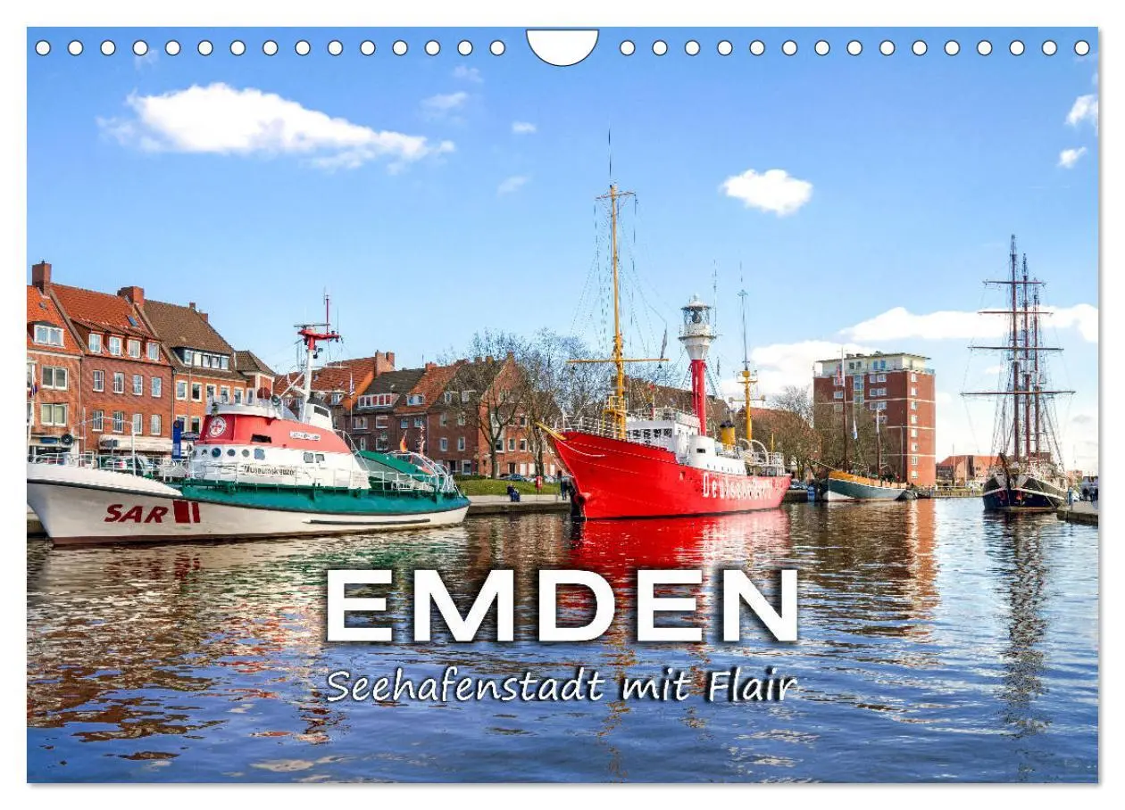 Cover: 9783457964842 | EMDEN Seehafenstadt mit Flair (Wandkalender 2026 DIN A4 quer),...