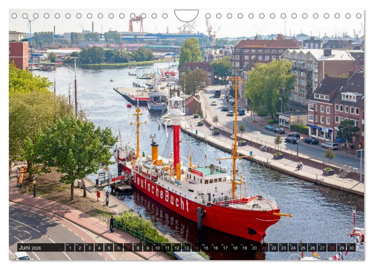 Bild: 9783457964842 | EMDEN Seehafenstadt mit Flair (Wandkalender 2026 DIN A4 quer),...
