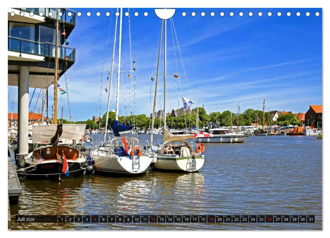 Bild: 9783457964842 | EMDEN Seehafenstadt mit Flair (Wandkalender 2026 DIN A4 quer),...