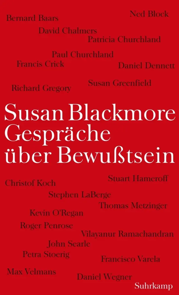 Cover: 9783518584842 | Gespräche über Bewußtsein | Susan Blackmore | Buch | 380 S. | Deutsch